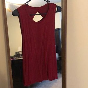 Ginger G crimson tank top